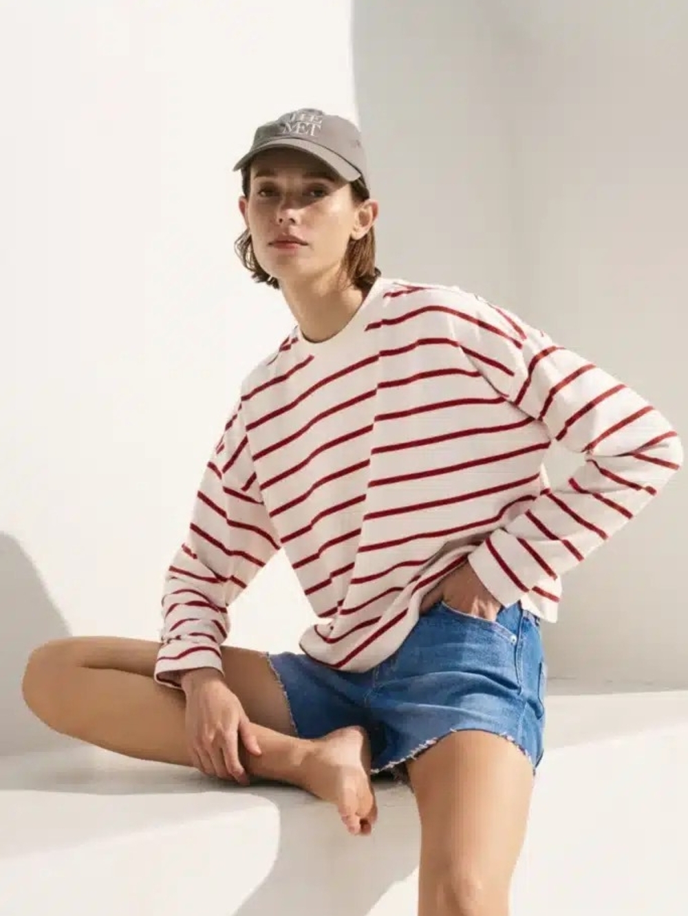 AYR Half Day Red Hot Red Stripes XL